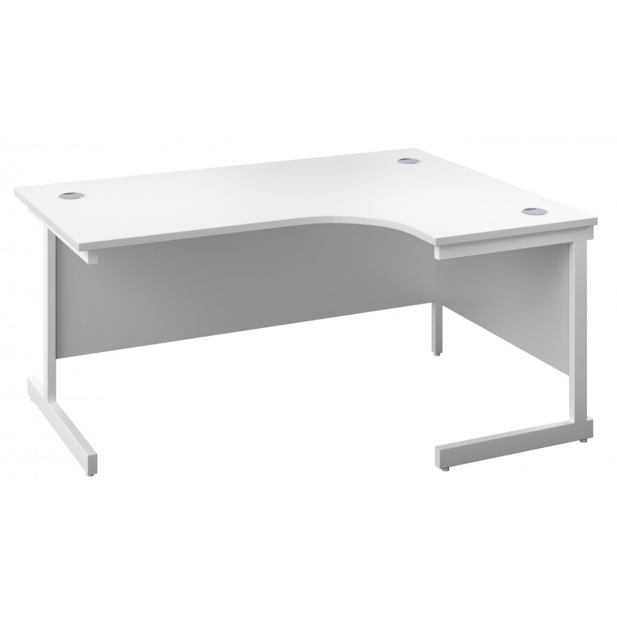 Olton Single Cantilever Corner Office Desk